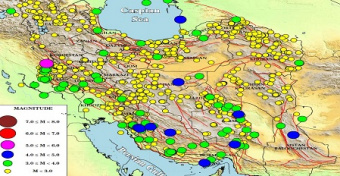 ثبت بیش از ۱۰۰۰ زمین‌لرزه در اردیبهشت ۱۳۹۸ توسط مرکز لرزه‌نگاری مؤسسه ژئوفیزیک دانشگاه تهران