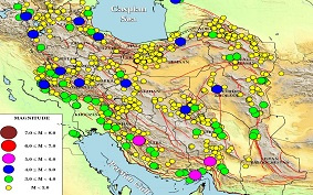 ثبت بیش از ۱۰۸۰ زمین‌لرزه در بهمن‌ ماه ۱۳۹۸ توسط مرکز لرزه‌نگاری مؤسسه ژئوفیزیک دانشگاه تهران