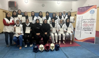 مسابقات تکواندو دختران - بیستمین جشنواره فرهنگی ورزشی درون دانشگاهی دانشگاه تهران یادواره شهدای دانشجو