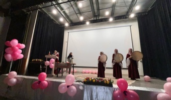 مراسم جشن دهۀ کرامت و گرامیداشت روز دختر در مجتمع خوابگاهی شهید چمران دانشگاه تهران برگزار شد