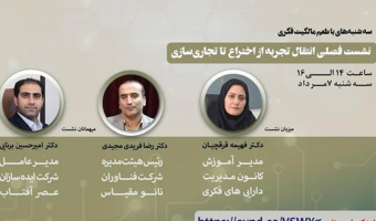 سه‌شنبه‌های با طعم مالکیت فکری - نشست فصلی انتقال تجربه از اختراع تا تجاری‌سازی