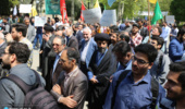 اجتماع دانشگاهیان دانشگاه تهران در حمایت از پاسخ قاطع به رژیم خونخوار صهیونیستی | دکتر مقیمی: اینکه «رژیم اشغالگر قدس یک خانه عنکبوت بیش نیست»، در واقعیت به وقوع پیوست | قدرت موشکی و پهپادی جمهوری اسلامی ایران سرمایه ارزشمندی برای مسلمانان جهان است