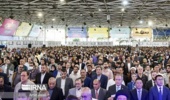 شکوه حضور | اجتماع چهار هزار نفری دانشگاهیان دانشگاه تهران در مصلی