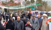 حضور رییس و اعضای هیأت رئیسه دانشگاه در راهپیمایی وحدتآفرین ۲۲ بهمن