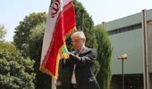 مراسم روز پرچم در دانشگاه تهران با حضور وزیر علوم، تحقیقات و فناوری برگزار شد