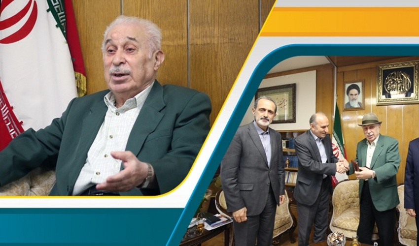 دیدار استاد برجسته تقویم‌نگاری کشور با سرپرست دانشگاه تهران